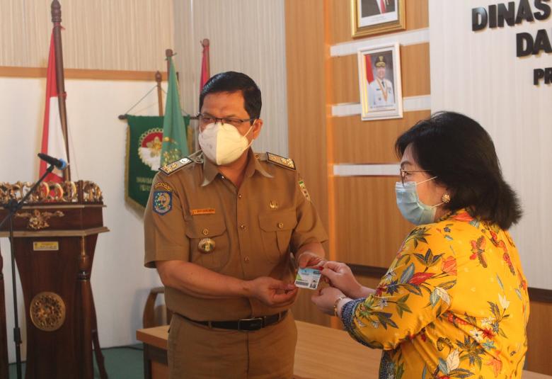 Perpusda Provinsi Gelar Sosialisasi Layanan Digital berbasis Nomor Induk Kependudukan 
