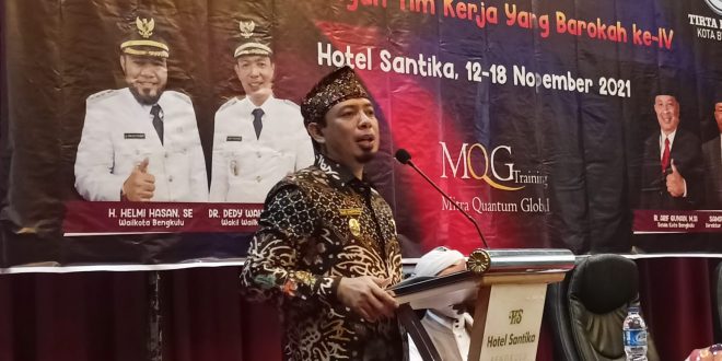 Wakil Wali Kota Bengkulu Dedy Wahyudi  