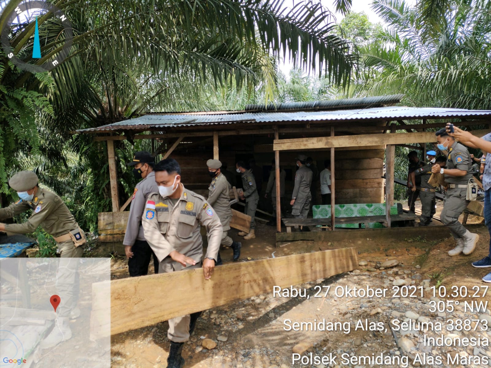 Tim Gabungan Polres Bongkar Warem di Seluma