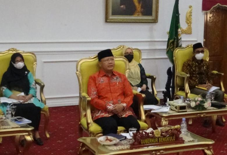 Gubernur Bengkulu Rohidin Mersyah  