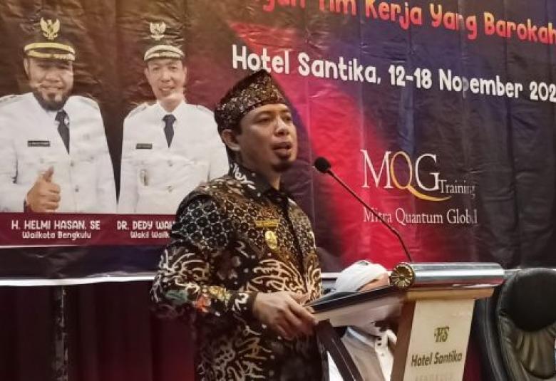 Wakil Wali Kota Bengkulu Dedy Wahyudi  